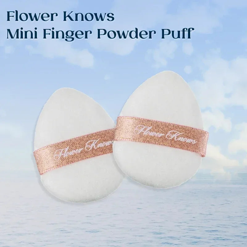 Flower Knows Powder Puffs for Flawless Makeup Application, Compact Size for Travel
