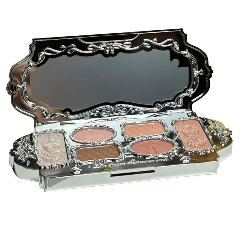 Flower Knows Swan Ballet Eyeshadow Palette Matte Fine Shimmer Pearl Face Palette 6 Colour Glitter Eye Shadow Flowerknows Makeup